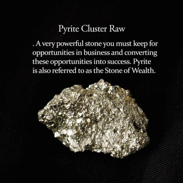 Certified Nature Pyrite Cluster (Money Attraction Stone) - Image 8
