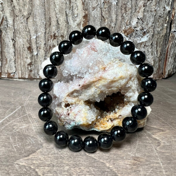 Natural Black Tourmaline Bracelet - Image 5