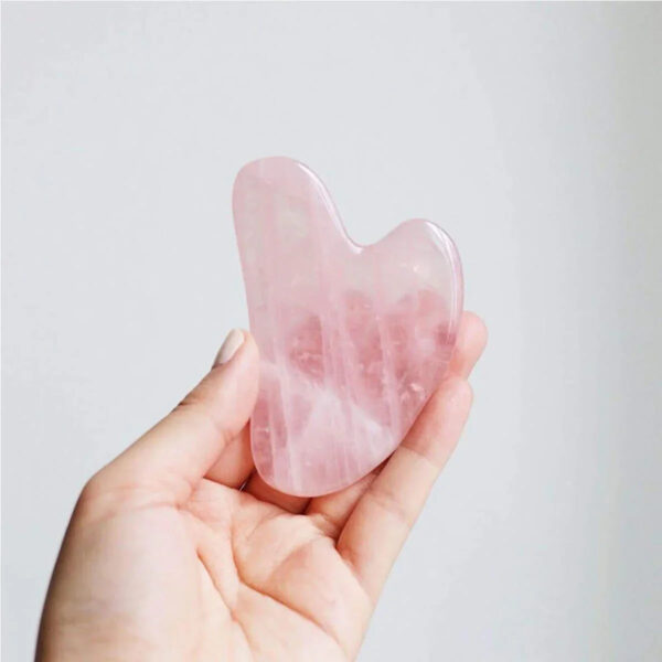 Face Rose Quartz Roller (Free Gua Sha) - Image 5