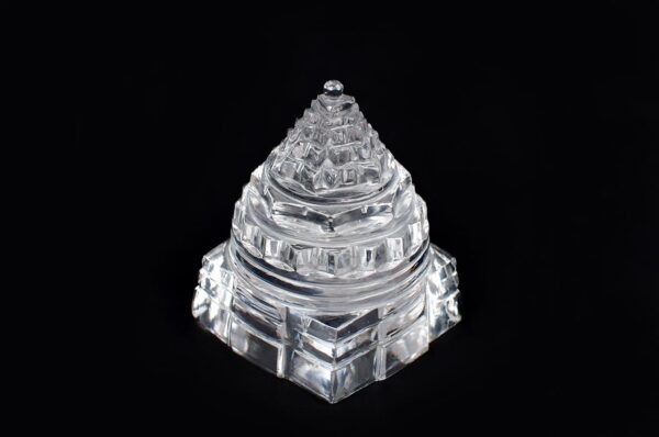 Sphatik Shree Yantra of Natural Quartz meru Shree Yantra (50 Gram) - Image 2