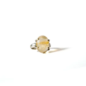Pyrite Adjustable Ring With Design (Men/Women) (Copy)