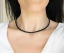 Natural Black Tourmaline Necklace