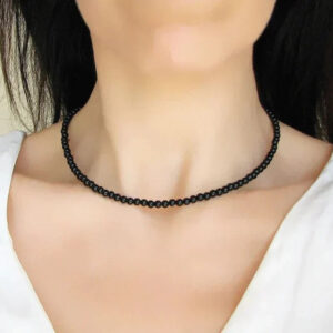 Natural Black Tourmaline Necklace